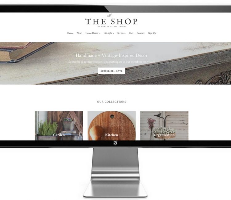 Shopify Theme The Shop by Snazzy Little Things